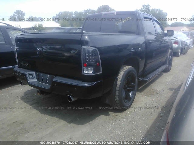 1C6RR7MT4DS682280 - 2013 RAM 1500 SPORT BLACK photo 4