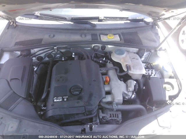 WVWPD63B13P045950 - 2003 VOLKSWAGEN PASSAT GLS SILVER photo 10