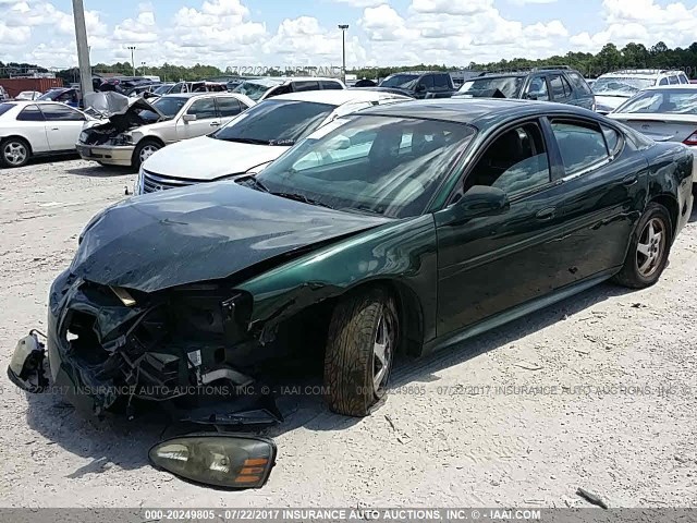 2G2WS522X41339668 - 2004 PONTIAC GRAND PRIX GT2 GREEN photo 2