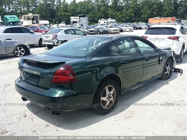 2G2WS522X41339668 - 2004 PONTIAC GRAND PRIX GT2 GREEN photo 4