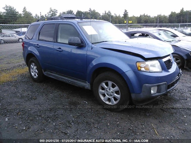 4F2CZ027X9KM02087 - 2009 MAZDA TRIBUTE I BLUE photo 1