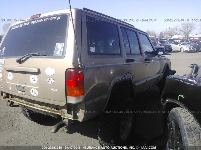 1J4FF78S4XL546472 - 1999 JEEP CHEROKEE LIMITED BROWN photo 4