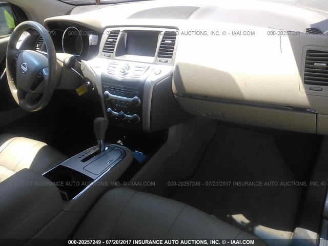 JN8AZ18WX9W154710 - 2009 NISSAN MURANO S/SL/LE SILVER photo 5