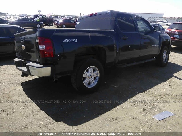 3GCEK13368G228278 - 2008 CHEVROLET SILVERADO K1500 BLUE photo 4