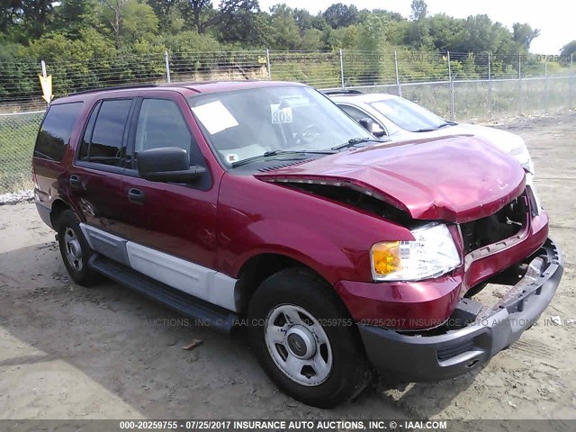 1FMRU13W14LA82600 - 2004 FORD EXPEDITION XLS RED photo 1