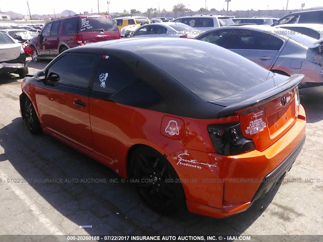JTKJF5C70FJ008703 - 2015 TOYOTA SCION TC 橙色 照片 3