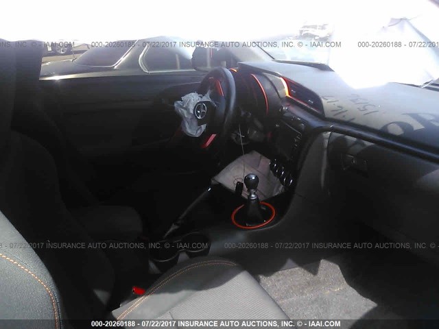 JTKJF5C70FJ008703 - 2015 TOYOTA SCION TC 橙色 照片 5