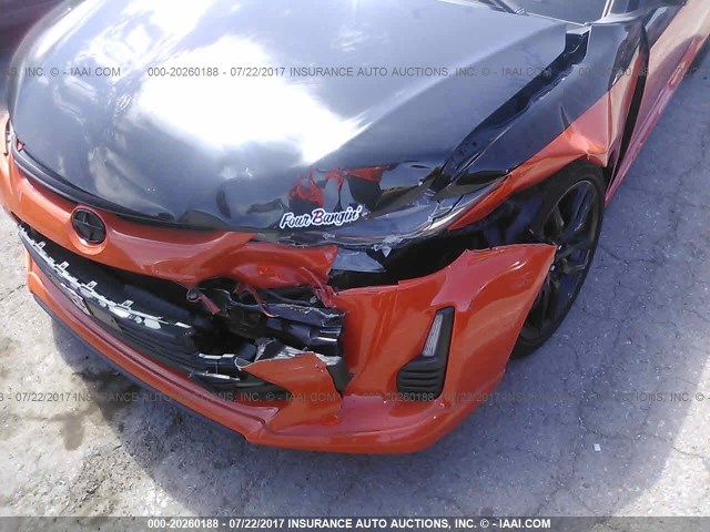 JTKJF5C70FJ008703 - 2015 TOYOTA SCION TC 橙色 照片 6