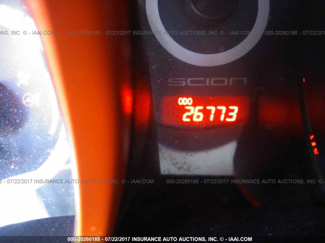 JTKJF5C70FJ008703 - 2015 TOYOTA SCION TC 橙色 照片 7