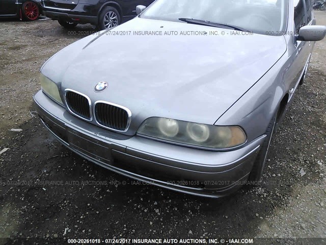 WBADT43482GY97686 - 2002 BMW 525 I AUTOMATIC GRAY photo 6