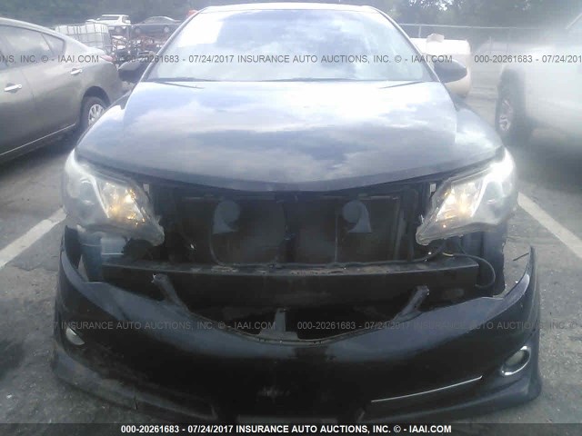 4T1BF1FK0CU145375 - 2012 TOYOTA CAMRY SE/LE/XLE შავი ფოტო 6
