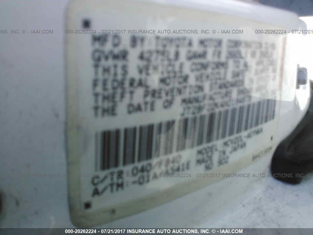 JT2BF22K4X0184878 - 1999 TOYOTA CAMRY LE/XLE Braun Foto 9