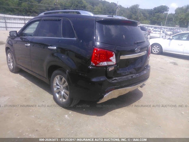 5XYKW4A29BG105311 - 2011 KIA SORENTO SX BLACK photo 6