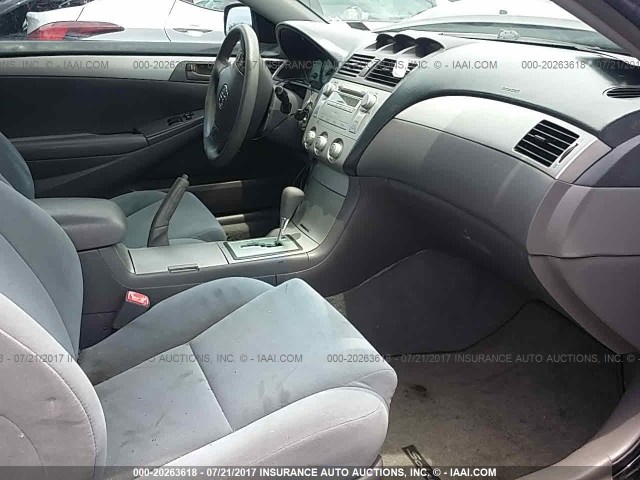 4T1CE38P85U510786 - 2005 TOYOTA CAMRY SOLARA SE/SLE შავი ფოტო 5