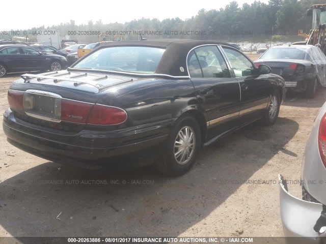 1G4HP54K55U183818 - 2005 BUICK LESABRE CUSTOM BLACK photo 4