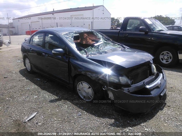 JHMFA36208S029000 - 2008 HONDA CIVIC HYBRID BLUE photo 1