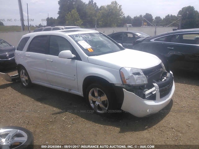 2CNDL537286019100 - 2008 CHEVROLET EQUINOX SPORT WHITE photo 1