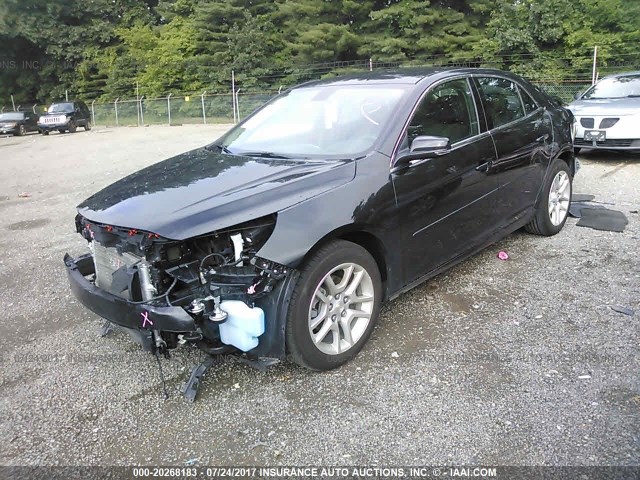 1G11C5SL3EF139858 - 2014 CHEVROLET MALIBU 1LT შავი ფოტო 2