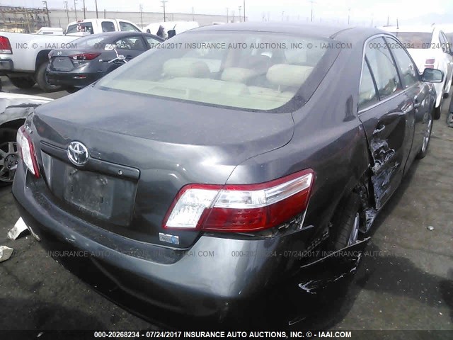 JTNBB46K573001006 - 2007 TOYOTA CAMRY NEW GENERAT HYBRID GRAY photo 4