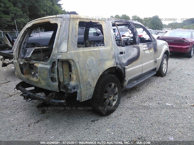 5LMEU88H64ZJ52555 - 2004 LINCOLN AVIATOR TAN photo 4