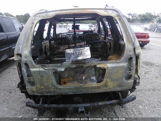 5LMEU88H64ZJ52555 - 2004 LINCOLN AVIATOR TAN photo 6