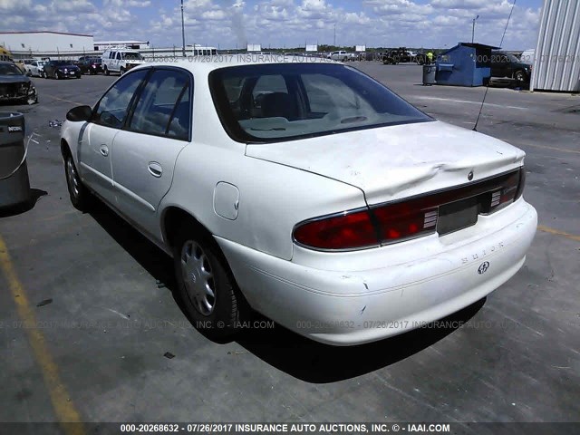 2G4WS52J341157454 - 2004 BUICK CENTURY CUSTOM WHITE photo 3