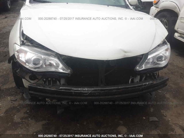 JF1GH61659H813321 - 2009 SUBARU IMPREZA 2.5I WHITE photo 6