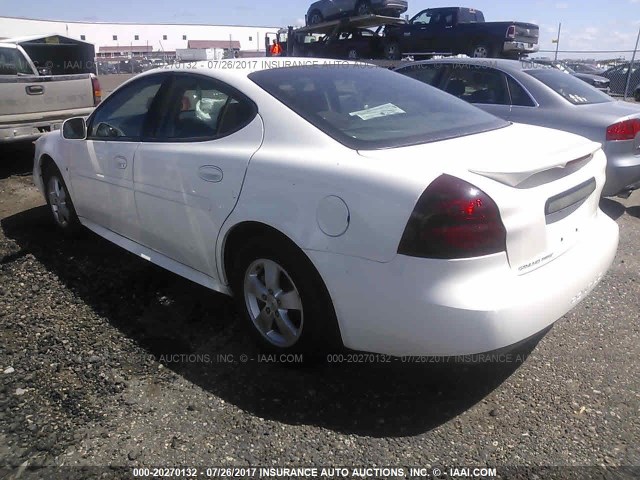 2G2WP552361295836 - 2006 PONTIAC GRAND PRIX WHITE photo 3