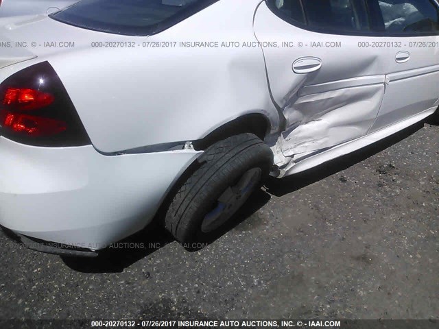 2G2WP552361295836 - 2006 PONTIAC GRAND PRIX WHITE photo 6