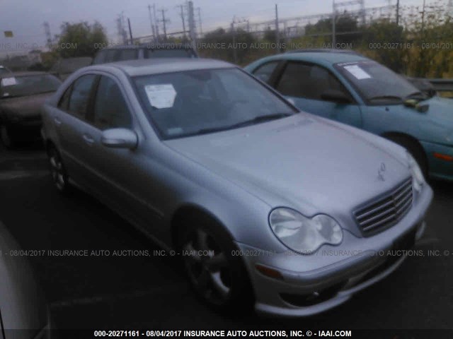 WDBRF52H26A857492 - 2006 MERCEDES-BENZ C GENERATION 2006 230 SILVER photo 1