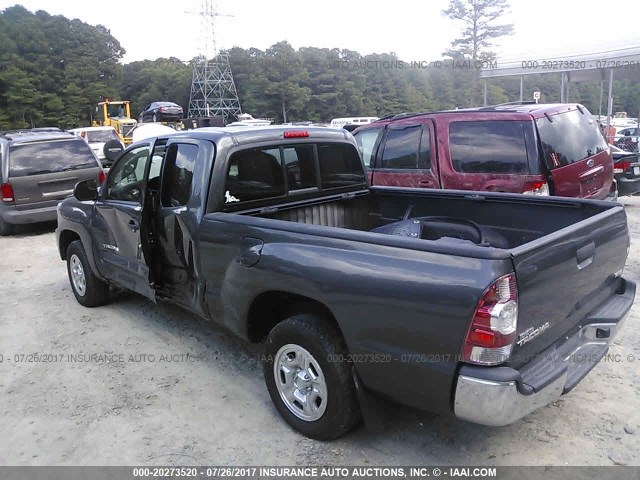 5TFTX4CN2DX022067 - 2013 TOYOTA TACOMA ACCESS CAB Grau Foto 3