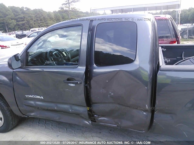5TFTX4CN2DX022067 - 2013 TOYOTA TACOMA ACCESS CAB Grau Foto 6
