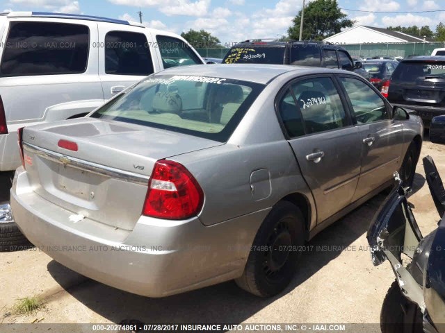 1G1ZS58N77F281499 - 2007 CHEVROLET MALIBU LS SILVER photo 4
