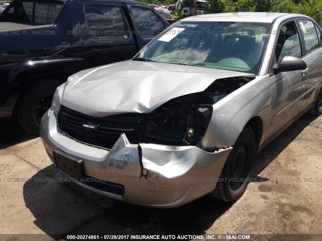 1G1ZS58N77F281499 - 2007 CHEVROLET MALIBU LS SILVER photo 6