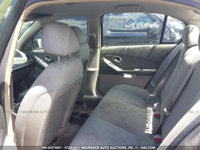 1G1ZS58N77F281499 - 2007 CHEVROLET MALIBU LS SILVER photo 8