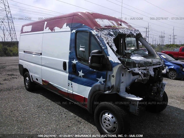 3C6TRVDG1EE102811 - 2014 RAM PROMASTER 2500 2500 HIGH RED photo 1