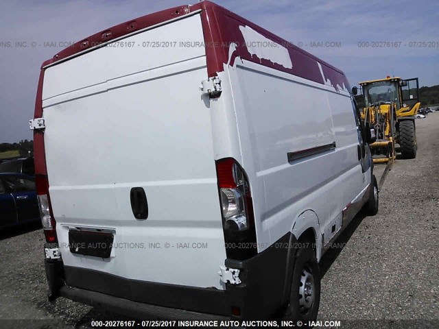 3C6TRVDG1EE102811 - 2014 RAM PROMASTER 2500 2500 HIGH RED photo 4