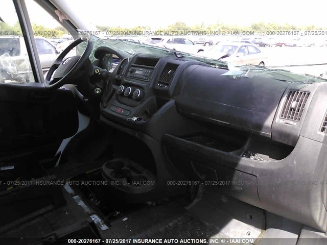 3C6TRVDG1EE102811 - 2014 RAM PROMASTER 2500 2500 HIGH RED photo 5