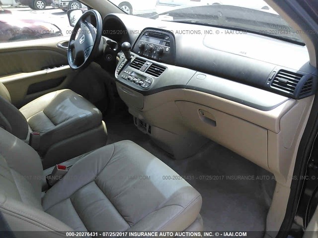 5FNRL38697B418674 - 2007 HONDA ODYSSEY EXL მუქწითელი ფოტო 5
