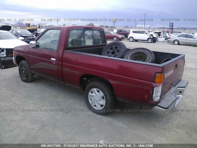 1N6SD11S5SC472762 - 1995 NISSAN TRUCK E/XE RED photo 3