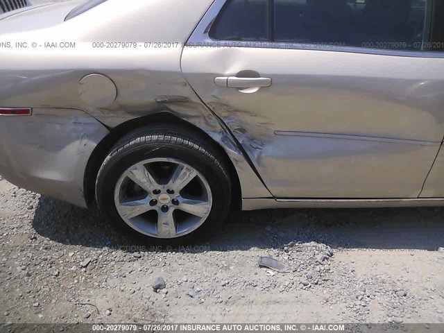 1G1ZC5E18BF360655 - 2011 CHEVROLET MALIBU 1LT 金色 照片 6