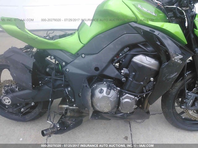 JKAZRCG18FA006154 - 2015 KAWASAKI ZR1000 G GREEN photo 8