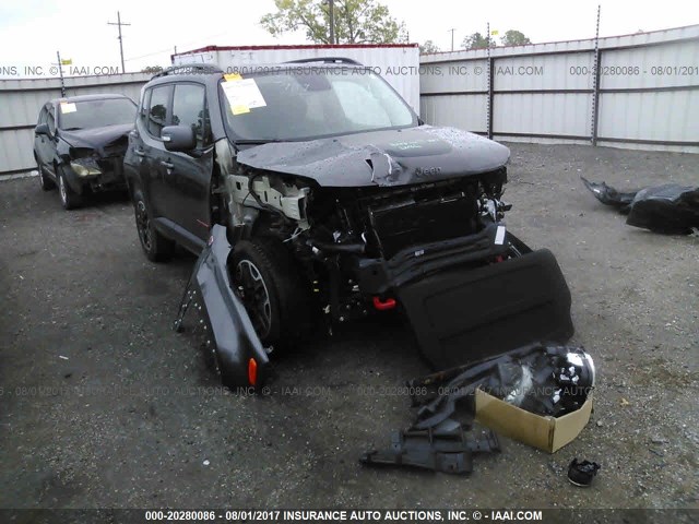 ZACCJBCT7GPD30332 - 2016 JEEP RENEGADE TRAILHAWK GRAY photo 1