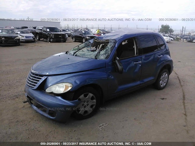 3A4FY58B17T631935 - 2007 CHRYSLER PT CRUISER TOURING BLUE photo 2