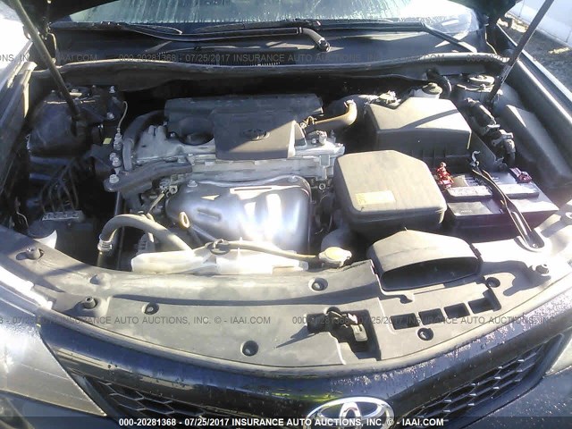 4T1BF1FK4EU309441 - 2014 TOYOTA CAMRY L/SE/LE/XLE 黑色 照片 10