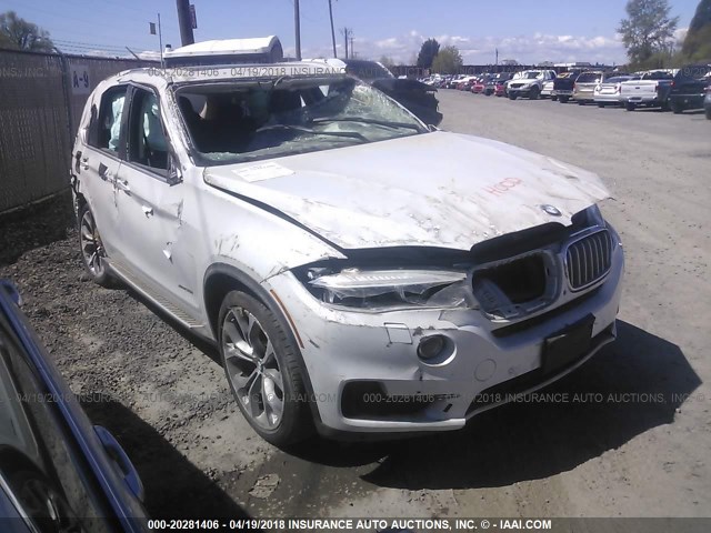 5UXKR0C51F0K56421 - 2015 BMW X5 XDRIVE35I WHITE photo 1