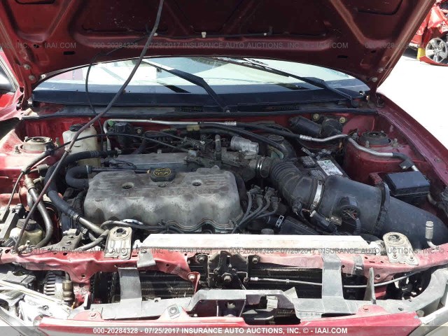 3FAFP13P42R174702 - 2002 FORD ESCORT RED photo 10