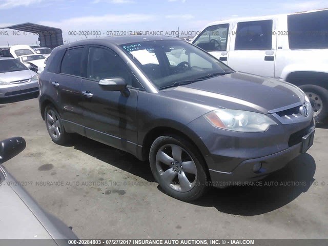 5J8TB185X7A001112 - 2007 ACURA RDX TECHNOLOGY GRAY photo 1