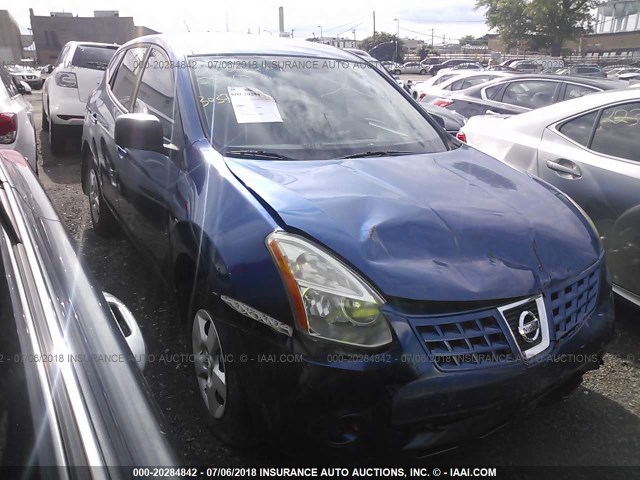 JN8AS58V38W138642 - 2008 NISSAN ROGUE S/SL BLUE photo 1