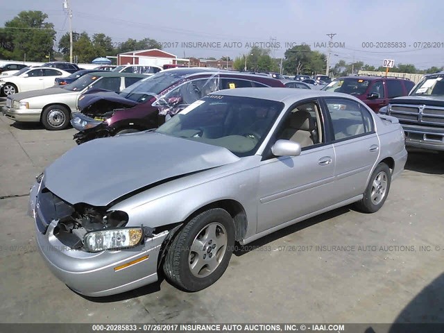 1G1NE52J23M675915 - 2003 CHEVROLET MALIBU LS 银色 照片 2